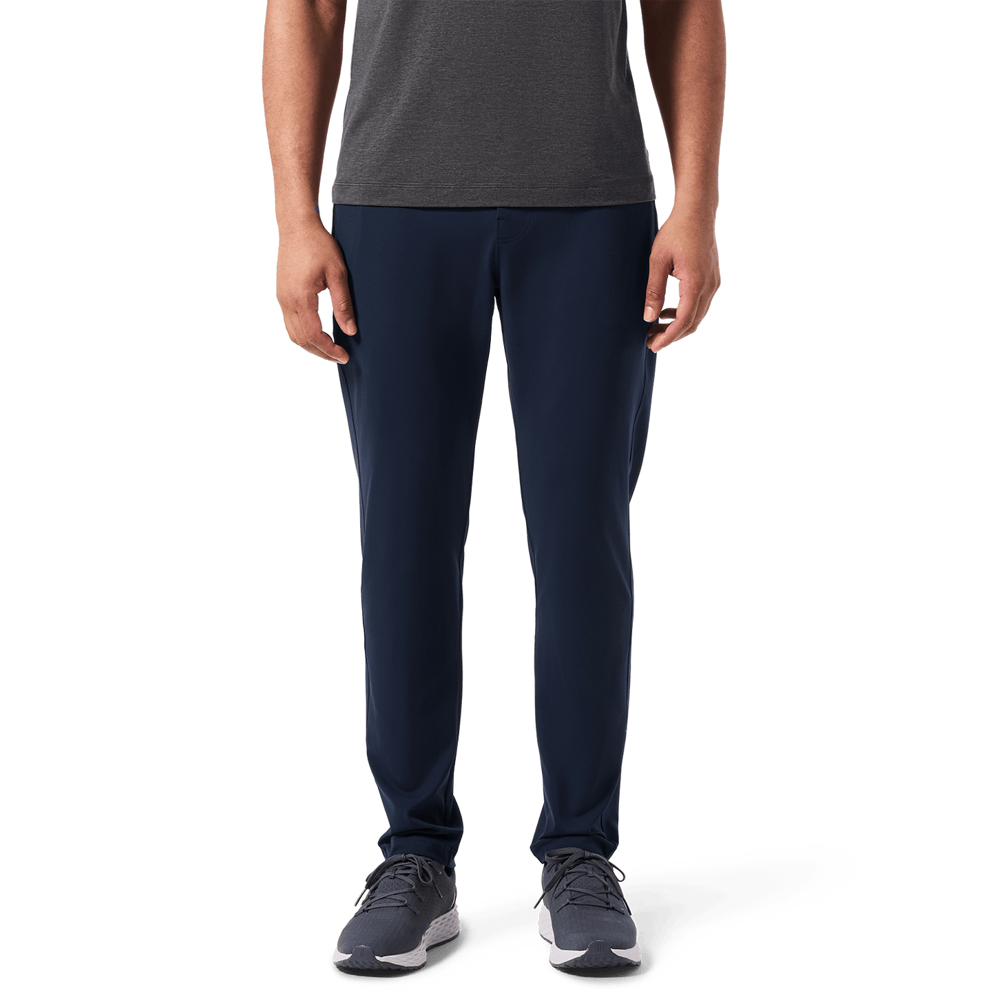 Navy Public Rec Men's Gamechanger Rec Pant Lower Body Angle.