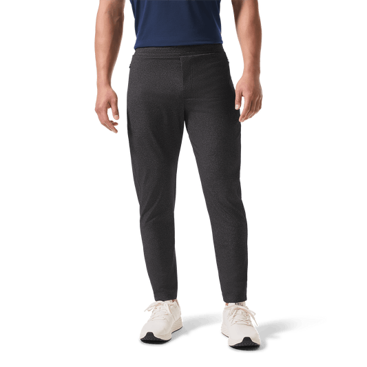 Charcoal Heather Public Rec Men's Gamechanger Rec Pant Front Lower Body Angle.