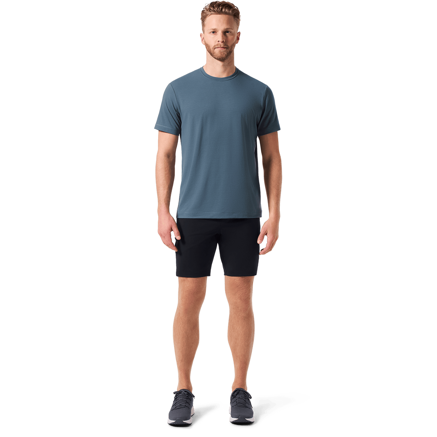 Black Public Rec Gamechanger Rec Short Front On Body Angle.
