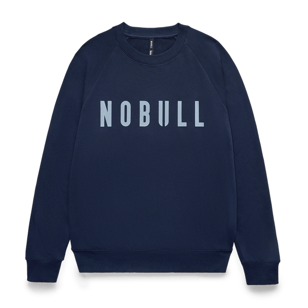 Men's Night Navy NOBULL Crew Flat Lay Angle.