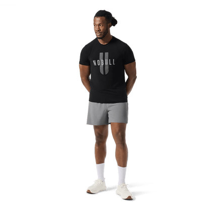 Men's Gargoyle NOBULL Drive Short 6" (Lined) Front Full Body Angle.