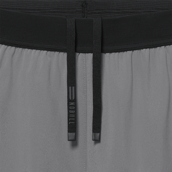Men's Gargoyle NOBULL Drive Short 6" (Lined) Drawstring Detail Angle.