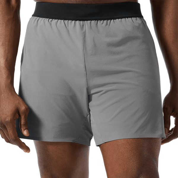 Men's Gargoyle NOBULL Drive Short 6" (Lined) Front Lower Body Angle.
