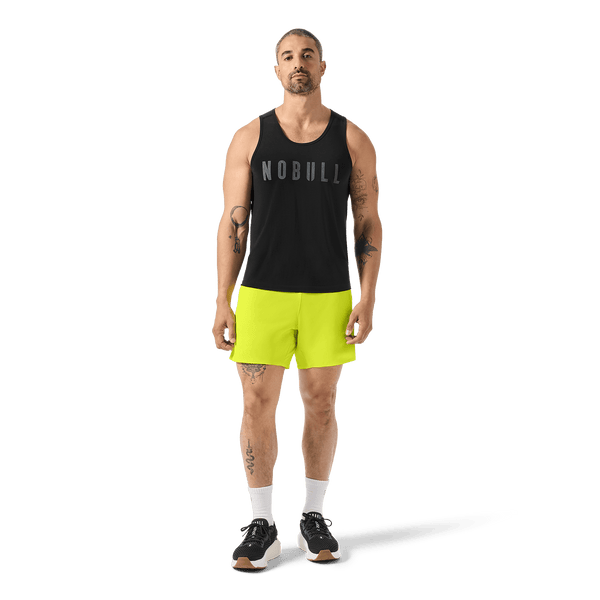 Men's Zest Drive Short 6" (Lined) Front Full Body Angle.
