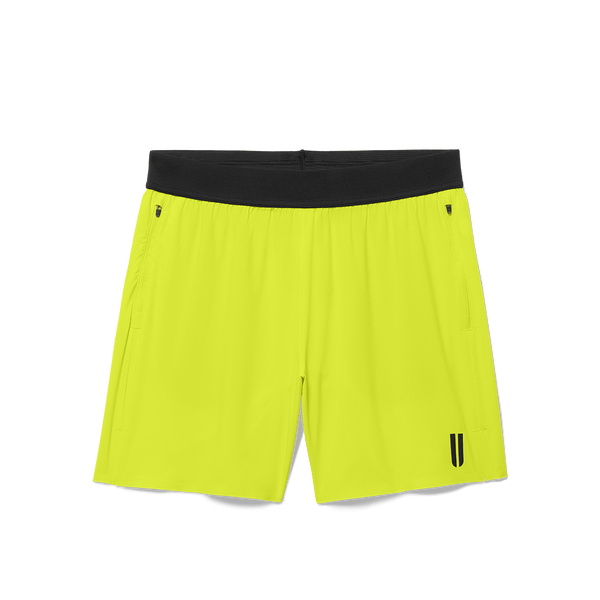 Men's Zest Drive Short 6" (Lined) Flat Lay Angle.