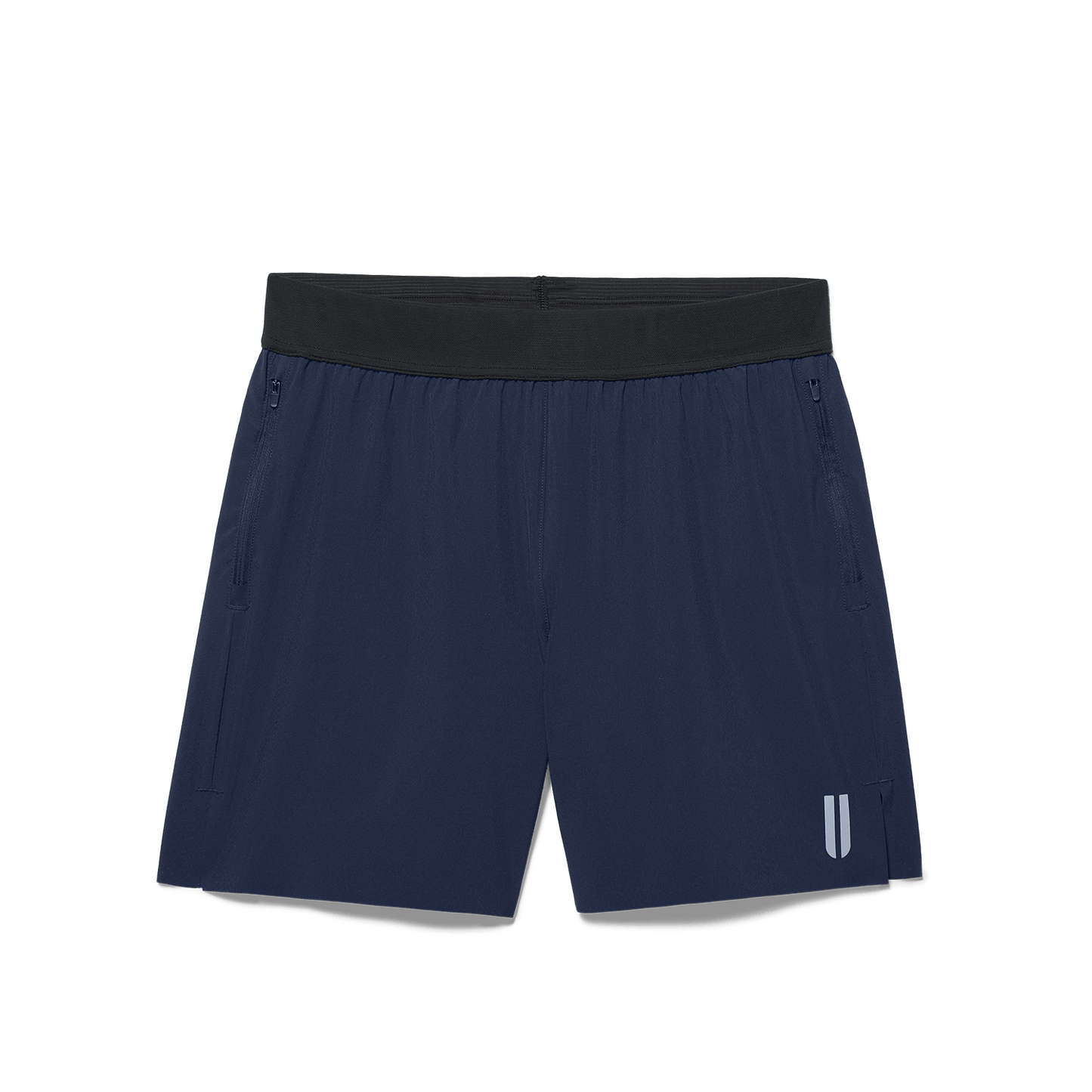 Men's Night Navy Drive Short 6" (Lined) Flat Lay Angle.