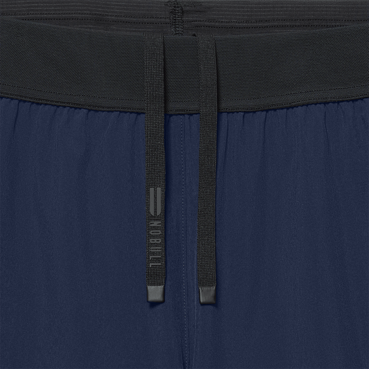 Men's Night Navy Drive Short 6" (Unlined) Drawstring Detail Angle.
