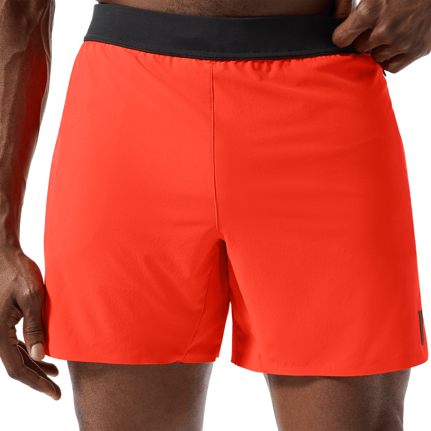 Men's Cayenne Drive Short 6" (Unlined) Front Lower Body Angle.