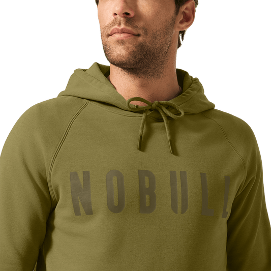 Men's Terrain NOBULL Hoodie Front Detail Angle.