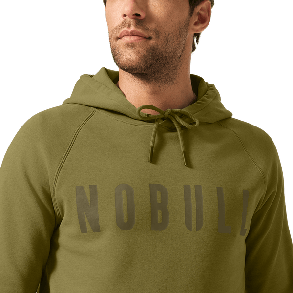 Men's Terrain NOBULL Hoodie Front Detail Angle.