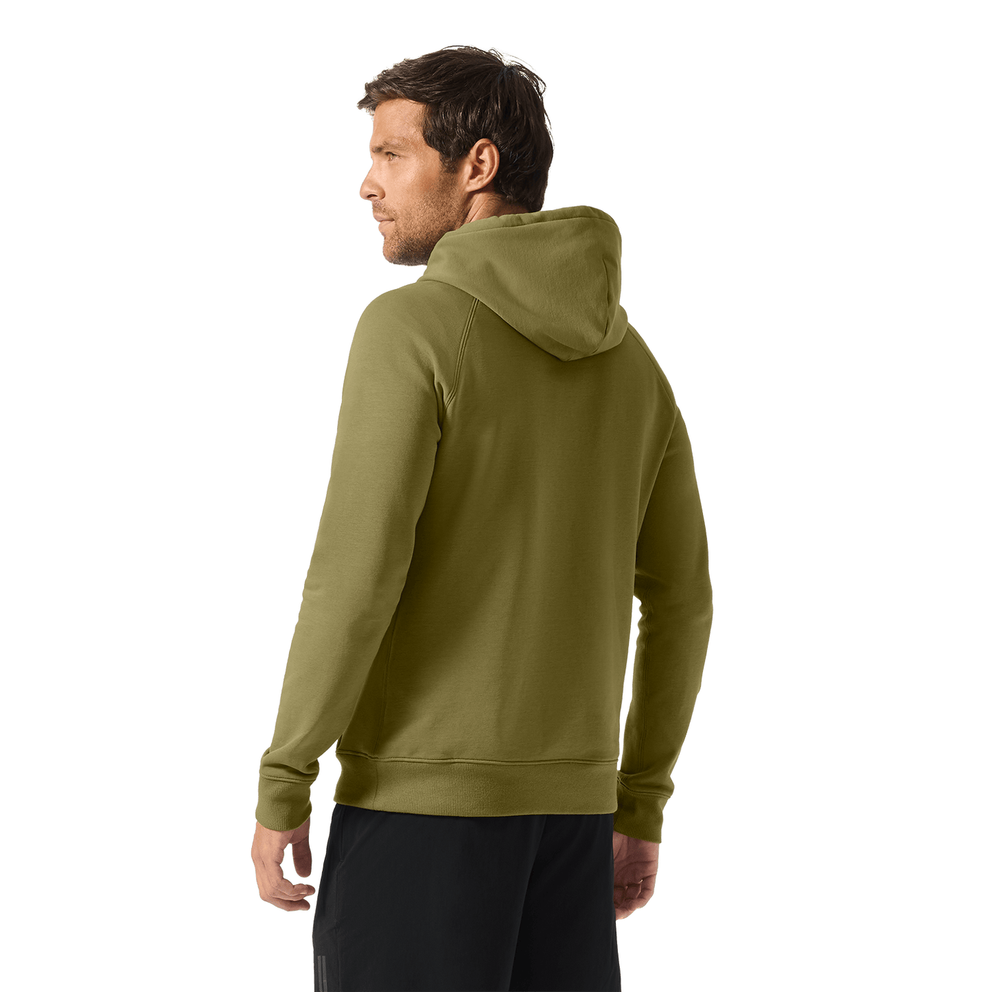 Men's Terrain NOBULL Hoodie Back On Body Angle.