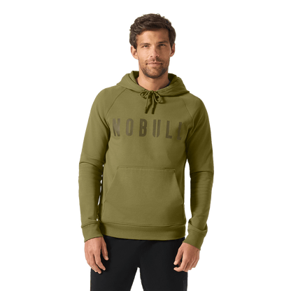 Men's Terrain NOBULL Hoodie Front On Body Angle.