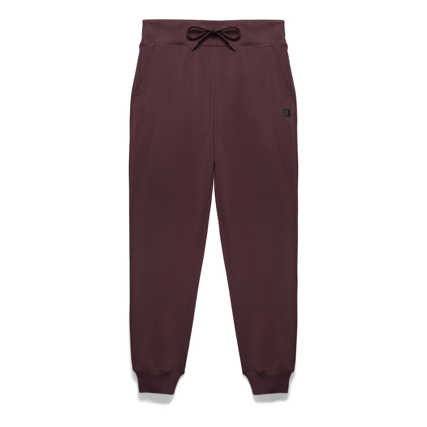NOBULL Jogger Dark Burgundy Flat Lay.