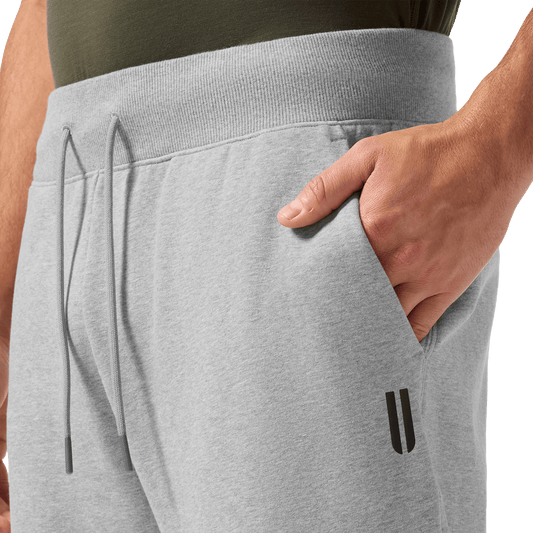 Men's Grey Heather NOBULL Jogger Pocket Detail Angle.