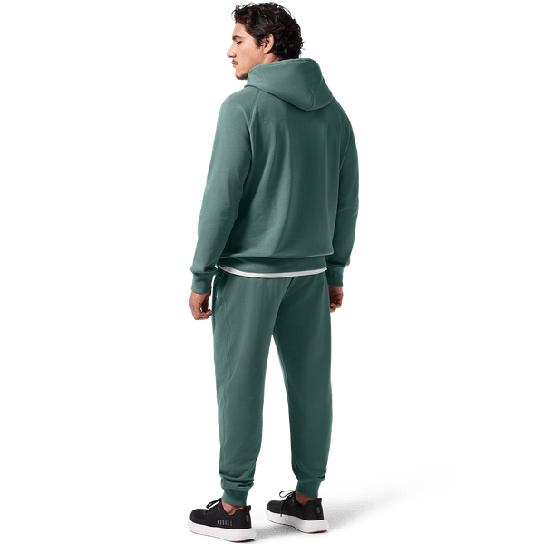 Men's Silver Pine NOBULL Jogger Back Full Body Angle. 