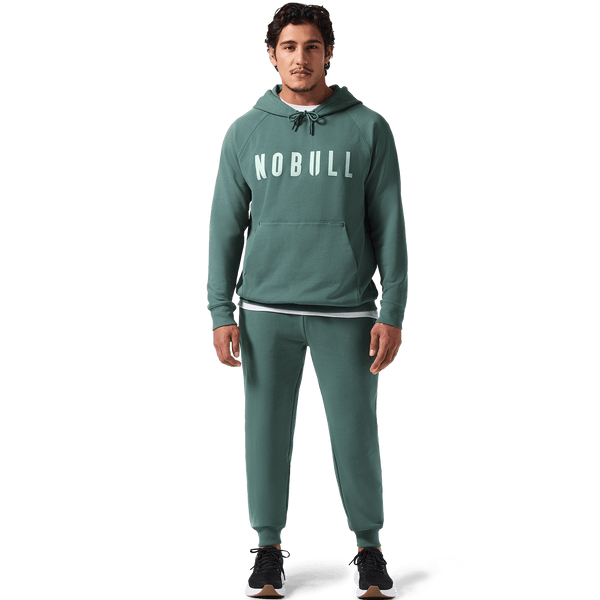 Men's Silver Pine NOBULL Jogger Front Full Body Angle. 