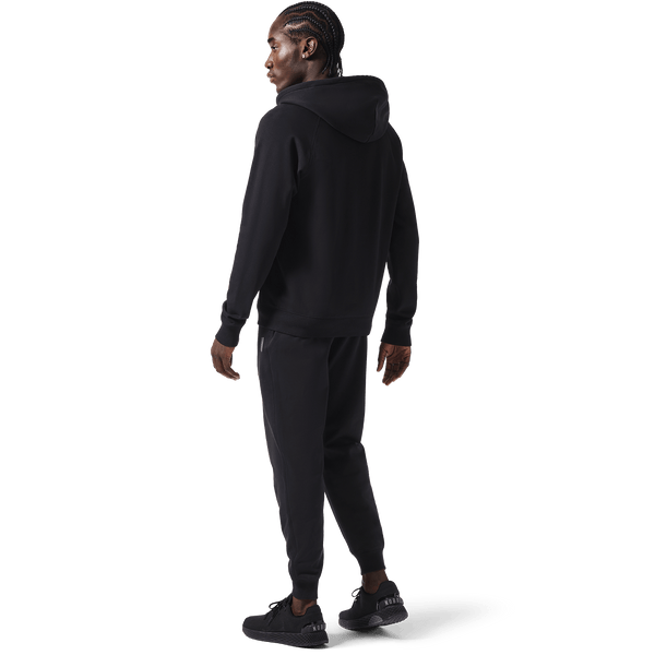 Men's Black NOBULL Joggers Back On Body Angle.