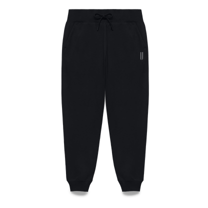 Men's Black NOBULL Joggers Flat Lay Angle.