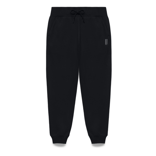 Men's Black NOBULL Joggers Flat Lay Angle.