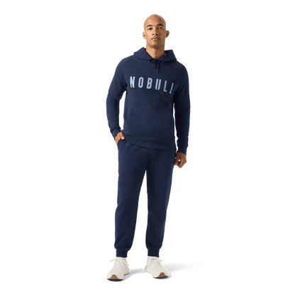 Men's Night Navy NOBULL Jogger Front Full Body Angle.