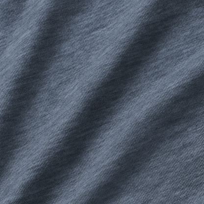 Dusty Blue Heather NOBULLSHIRTS Macro Detail Fabric Shot.