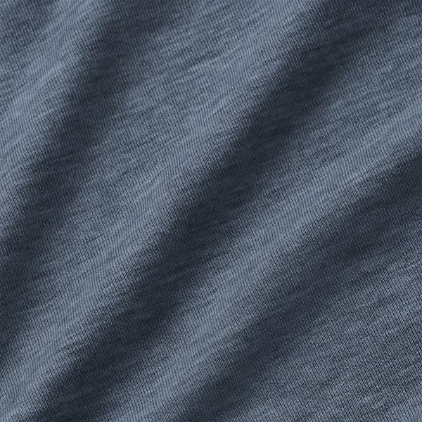 Dusty Blue Heather NOBULLSHIRTS Macro Detail Fabric Shot.