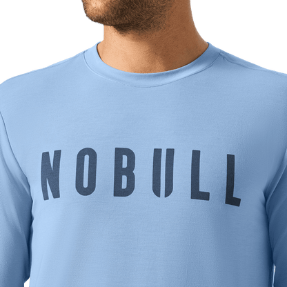 Men's Harbor NOBULL Long Sleeve Tee Front Detail Angle.