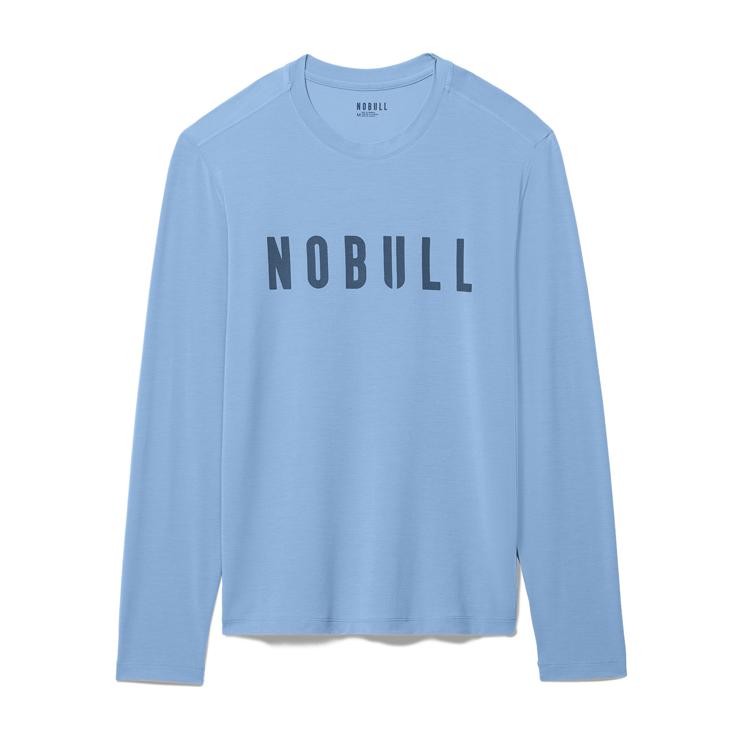Men's Harbor NOBULL Long Sleeve Tee Flat Lay Angle.
