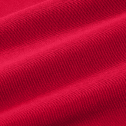 Equestrian Red Macro Fabric Detail Angle.