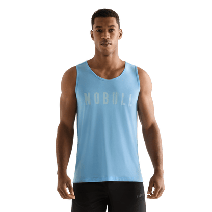 Men's Alaskan Blue NOBULL Tank Front Angle.