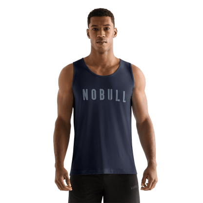 Men's Night Navy NOBULL Tank Front Angle.