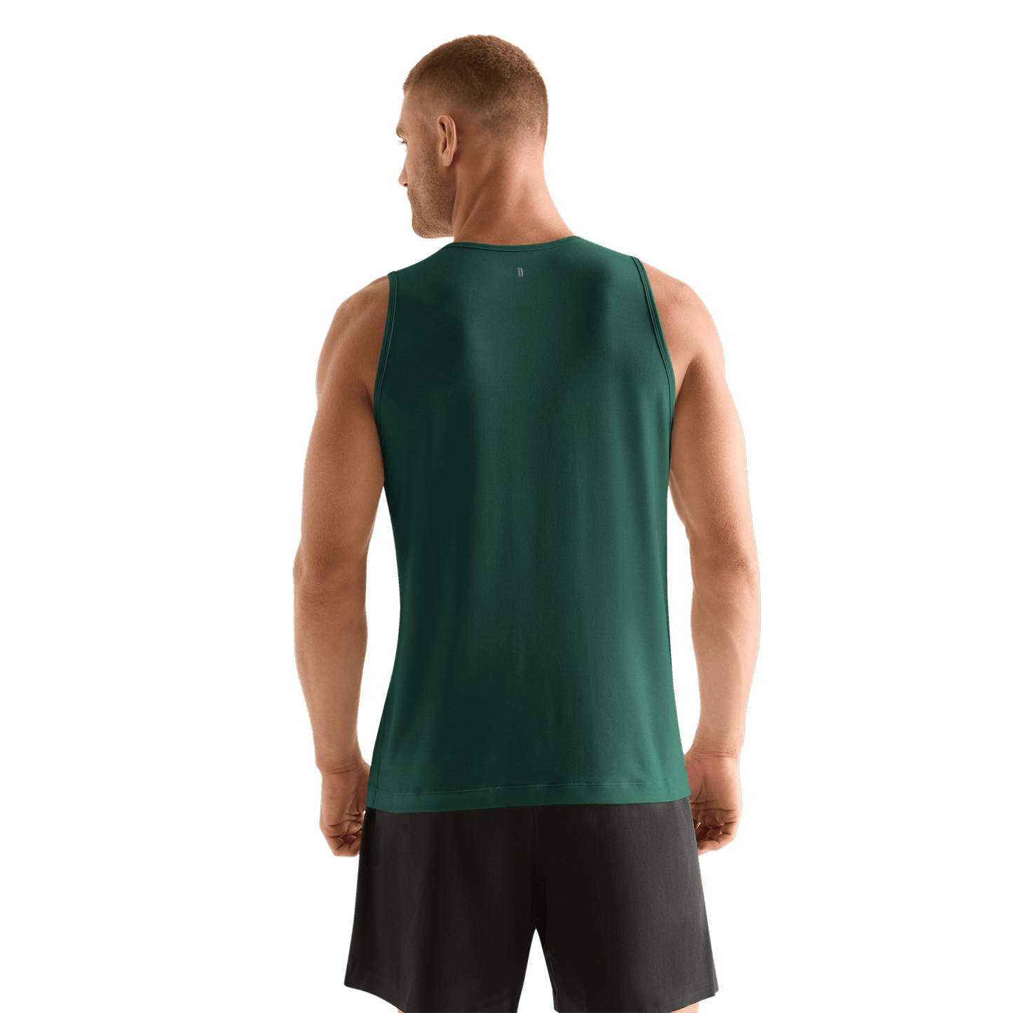 Men's Dark Ivy NOBULL Tank Back Angle.