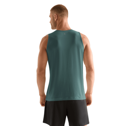 Men's Silver Pine NOBULL Tank Back Angle.