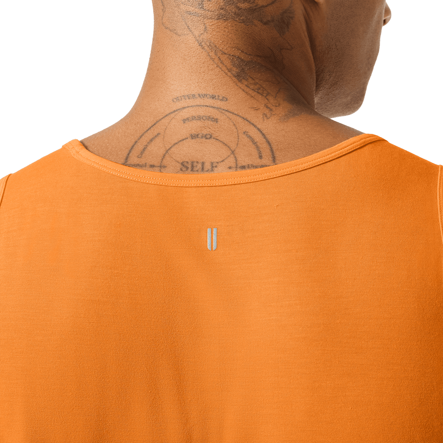 Men's Flare NOBULL Tank Back Detail Angle.