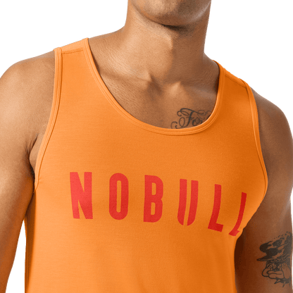 Men's Flare NOBULL Tank Front Detail Angle.