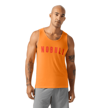 Men's Flare NOBULL Tank Front Waist Up Angle.