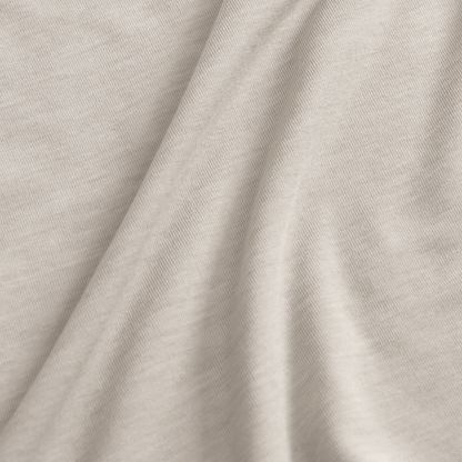 Oatmeal NOBULLSHIRT Macro Fabric Detail Angle.