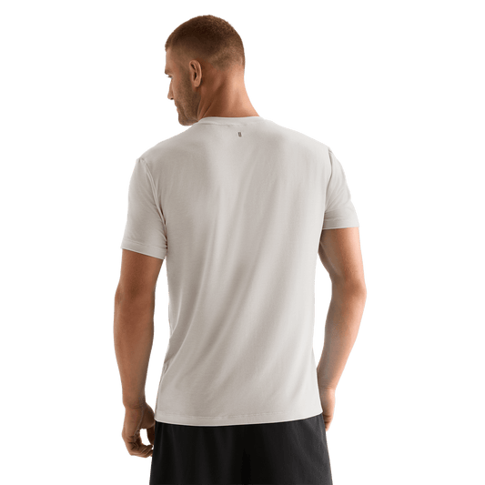 Men's Oatmeal NOBULL Tee Back Angle.