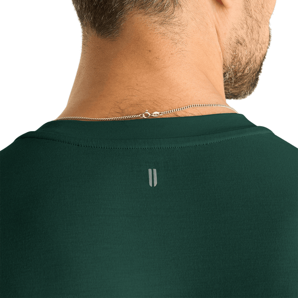 Men's Dark Ivy NOBULL Tee U Logo Angle.