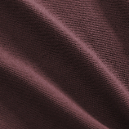Dark Burgundy NOBULLSHIRTS Macro Detail Fabric Detail Angle.