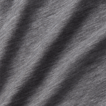 Heather Grey NOBULLSHIRT Macro Fabric Detail Angle.
