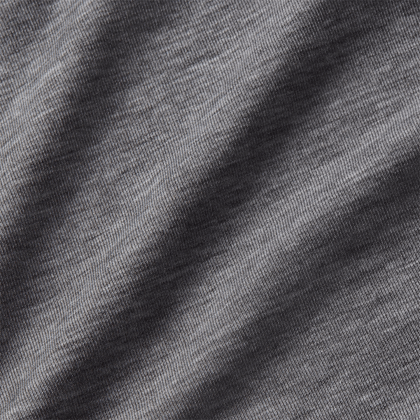 Heather Grey NOBULLSHIRT Macro Fabric Detail Angle.