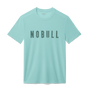 Men's Blue Haze NOBULL Tee Flat Lay Angle.