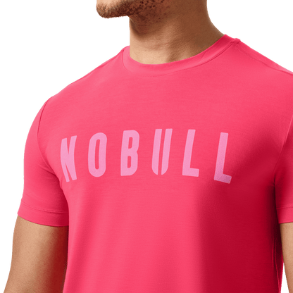 Men's Punch NOBULL Tee Front Detail On Body Angle.