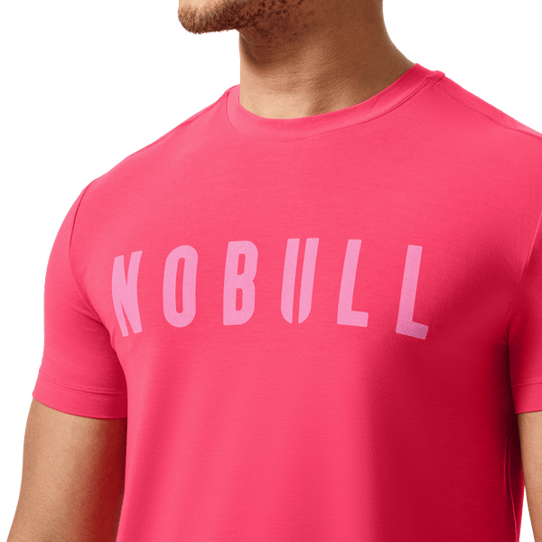 Men's Punch NOBULL Tee Front Detail On Body Angle.