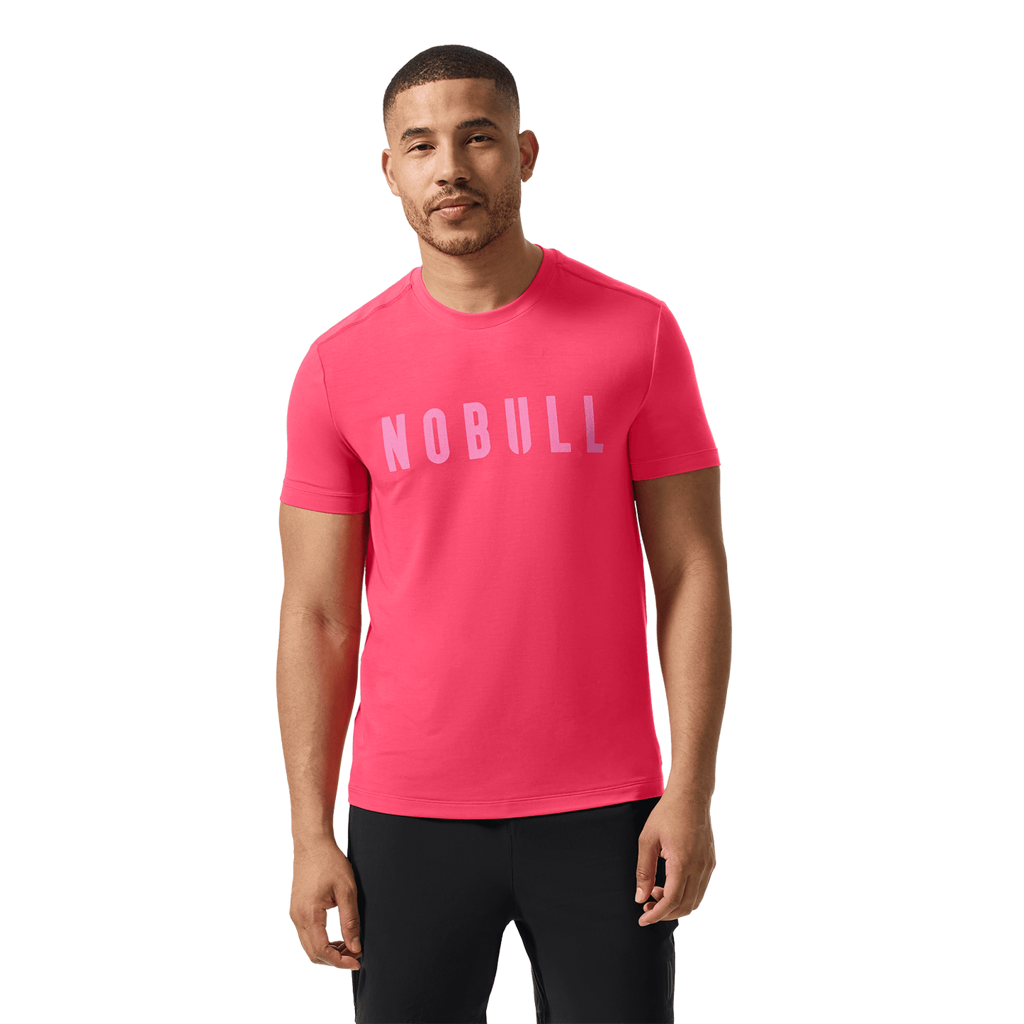 Men's Punch NOBULL Tee Front On Body Angle.