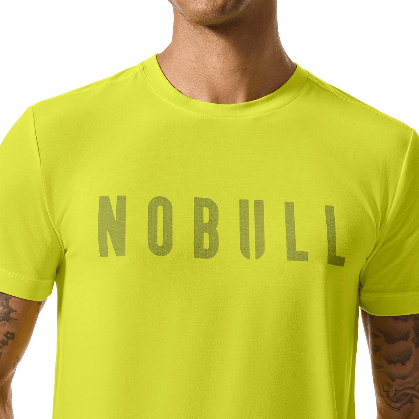 Men's Zest NOBULL Tee Front Detail Angle.