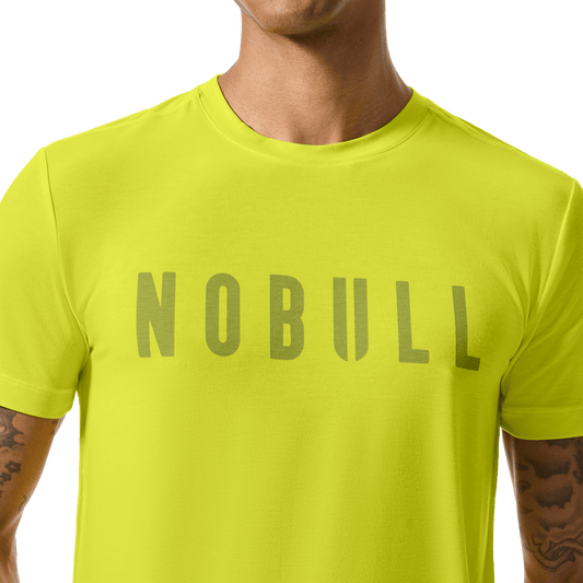 Men's Zest NOBULL Tee Front Detail Angle.