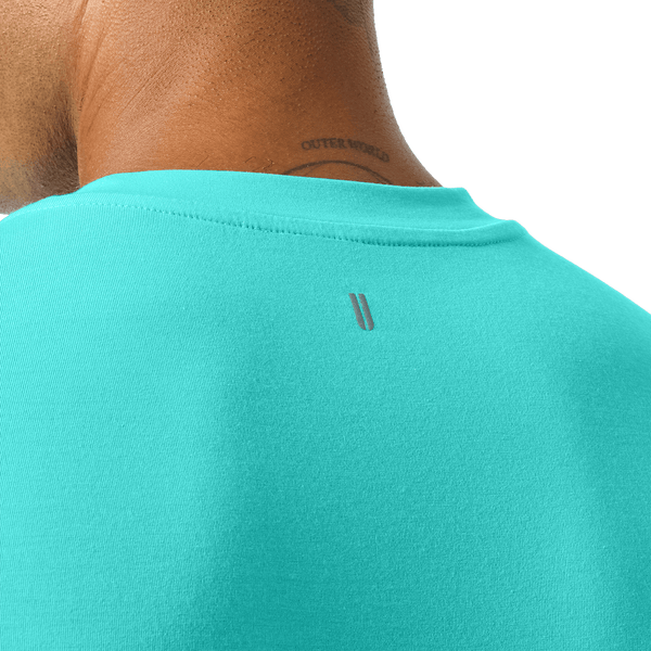 Men's Aqua Wash NOBULL Tee Back Detail Angle.