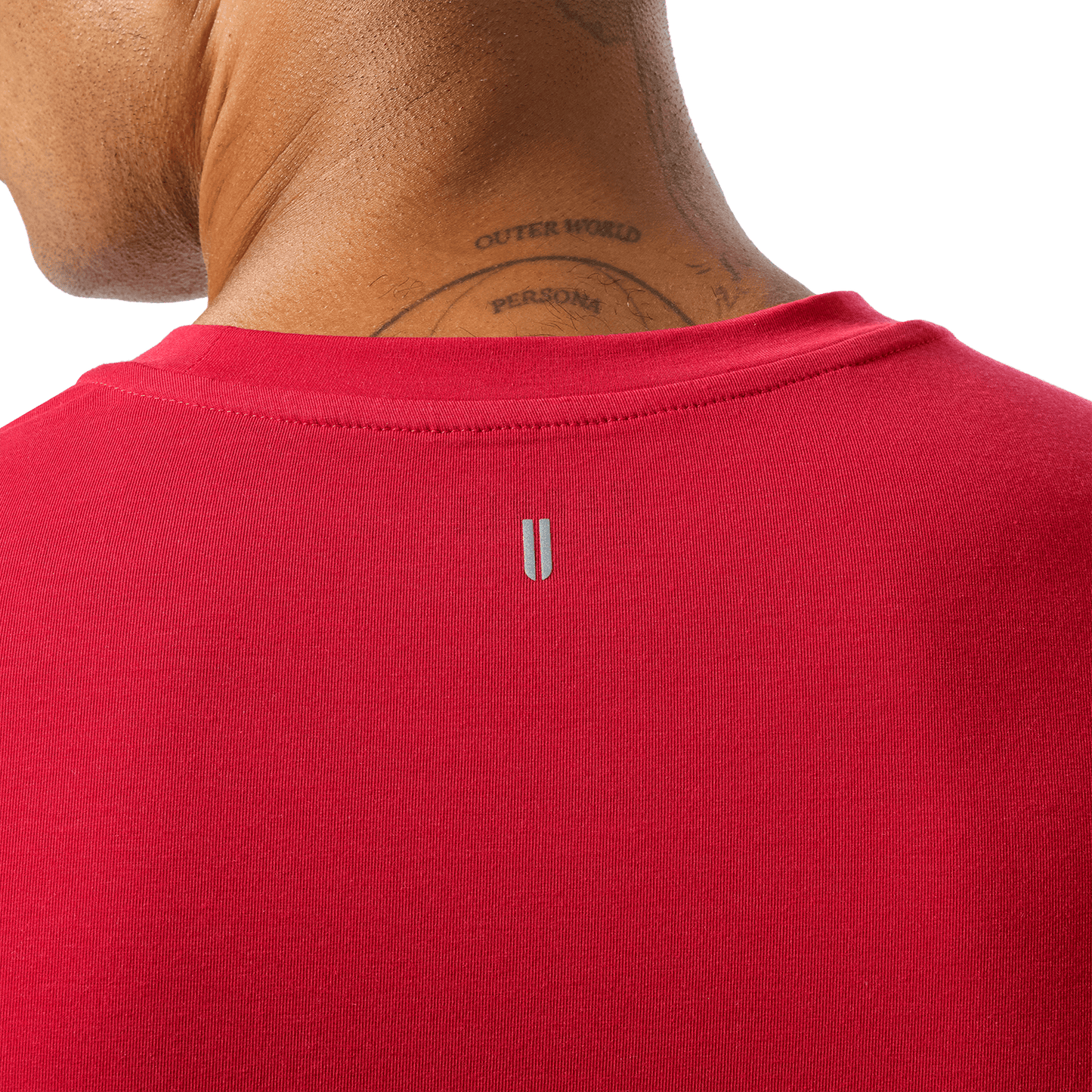 Men's Equestrian Red Back Detail NOBULL Tee.